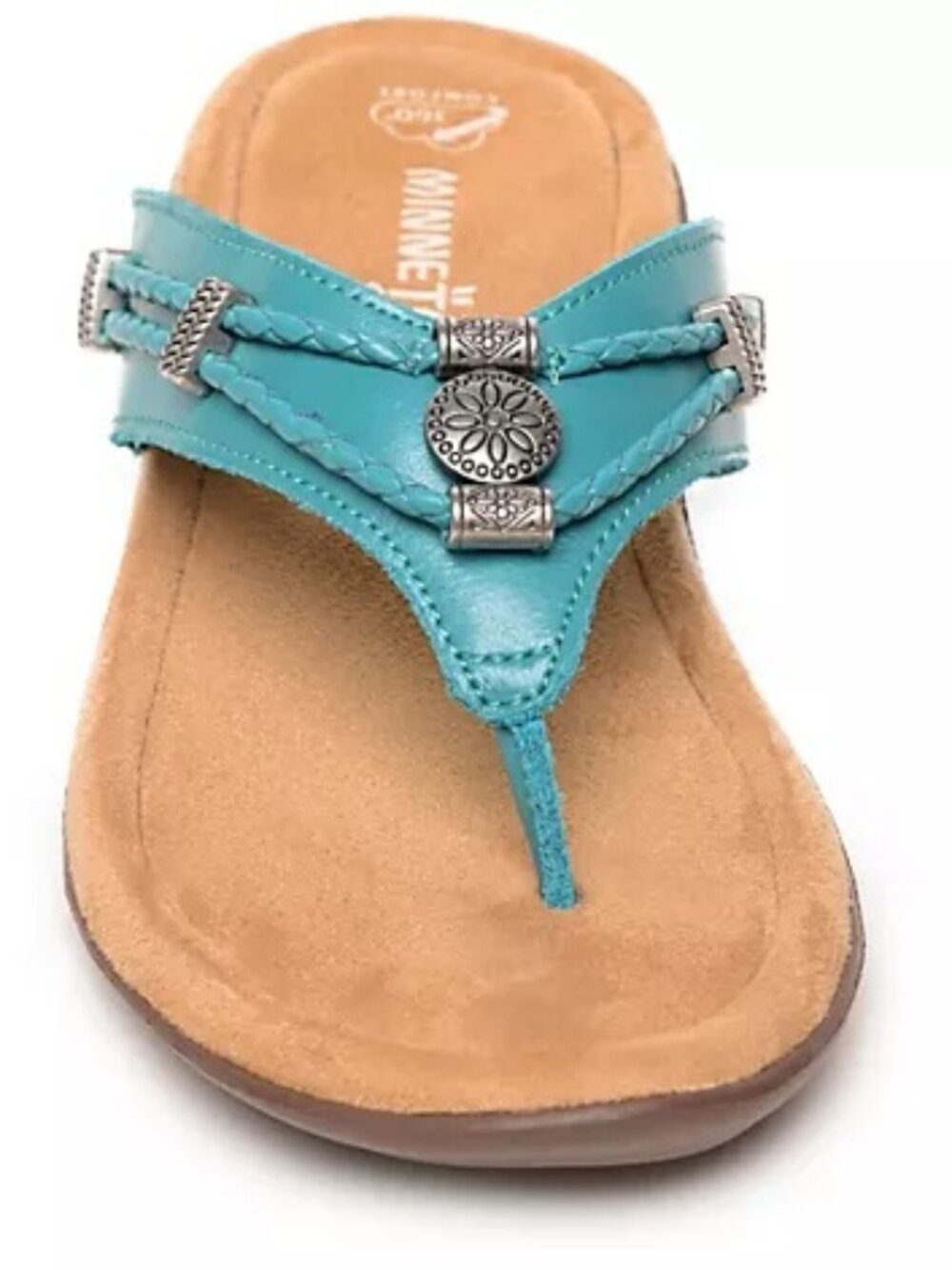 MINNETONKA Silverthorne Turquoise Leather Sandals – Wmns 8 & 9 READ!